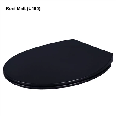 ฝารองนั่งชักโครกแบบ Soft Close สีดำด้าน