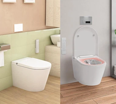 Wall-mounted or floor-mounted Smart toilet Wall-mounted or floor-mounted Smart toilet
